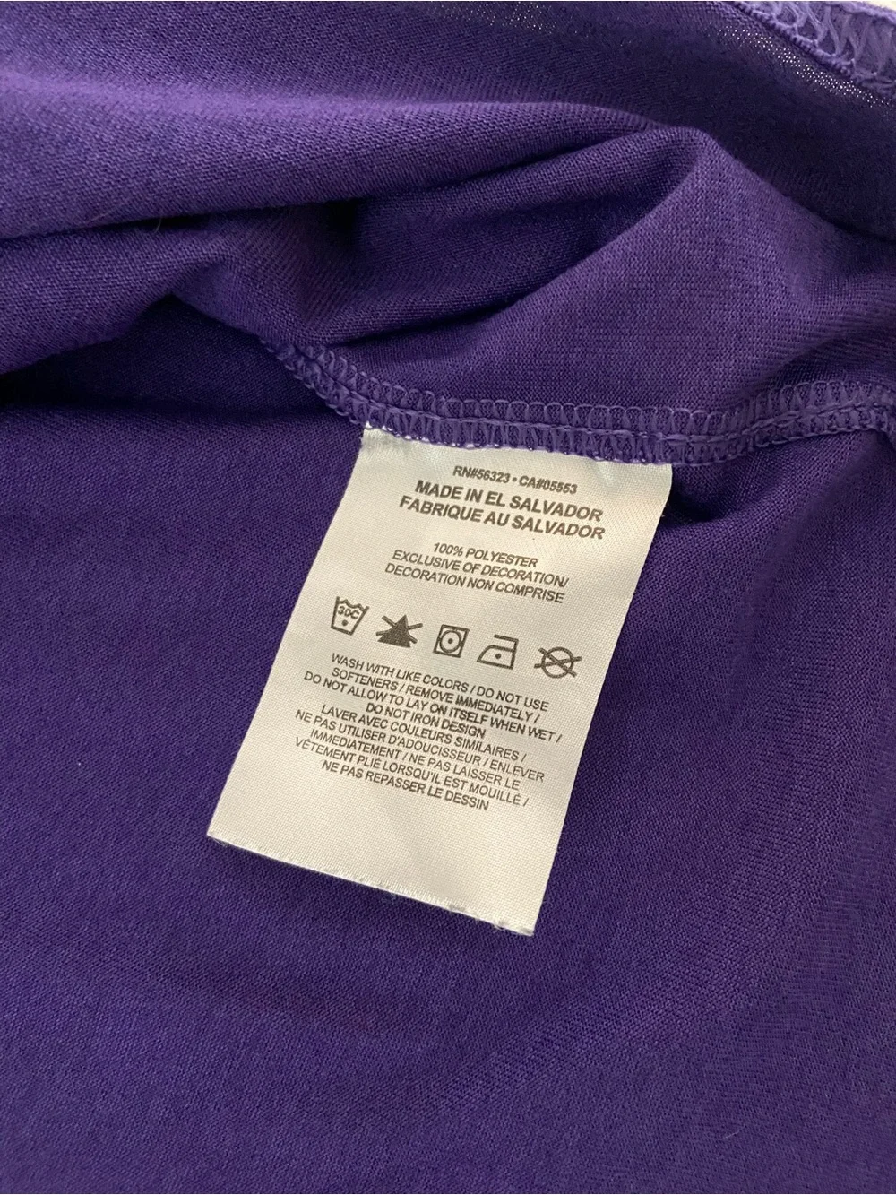 Nike Men's “The Nike Tee” Purple Dri-FIT Legend Long Sleeve Tee - Medium